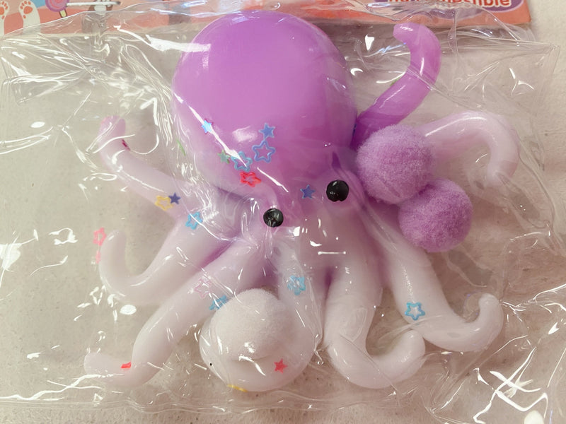 Jelly Octopus Squishy Fidget Toy | Soft Sensory Squishy for Kids