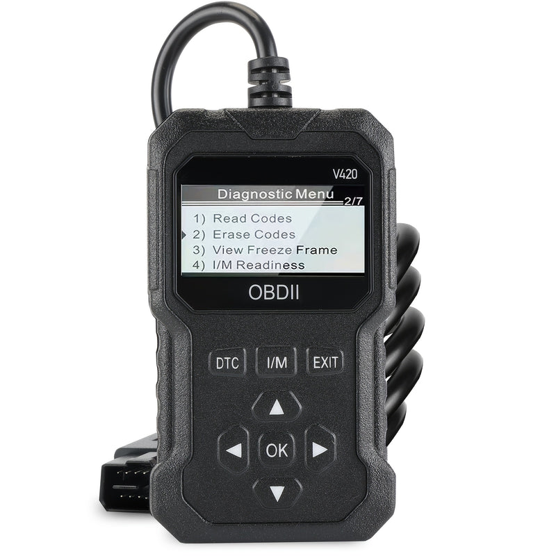 OBD2 Engine Code Reader – Handheld Diagnostic Scan Tool, Black