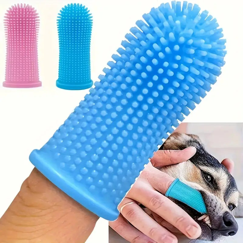 Super Soft Silicone Toothbrush for Dog or Cat's Teeth