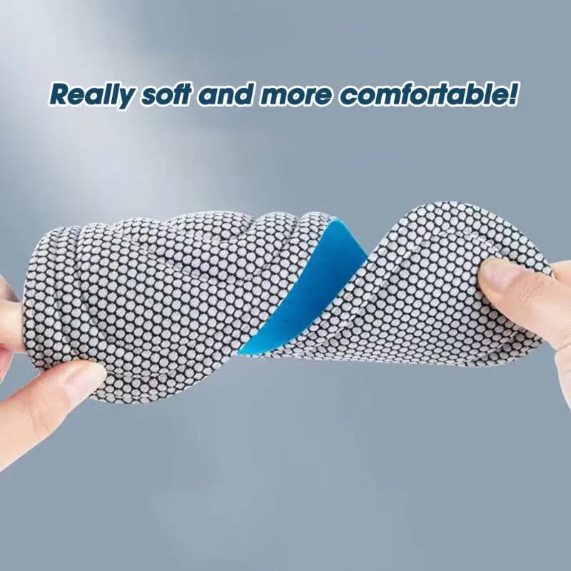 1-Pair: 5D Memory Foam Breathable Insoles Wellness - DailySale