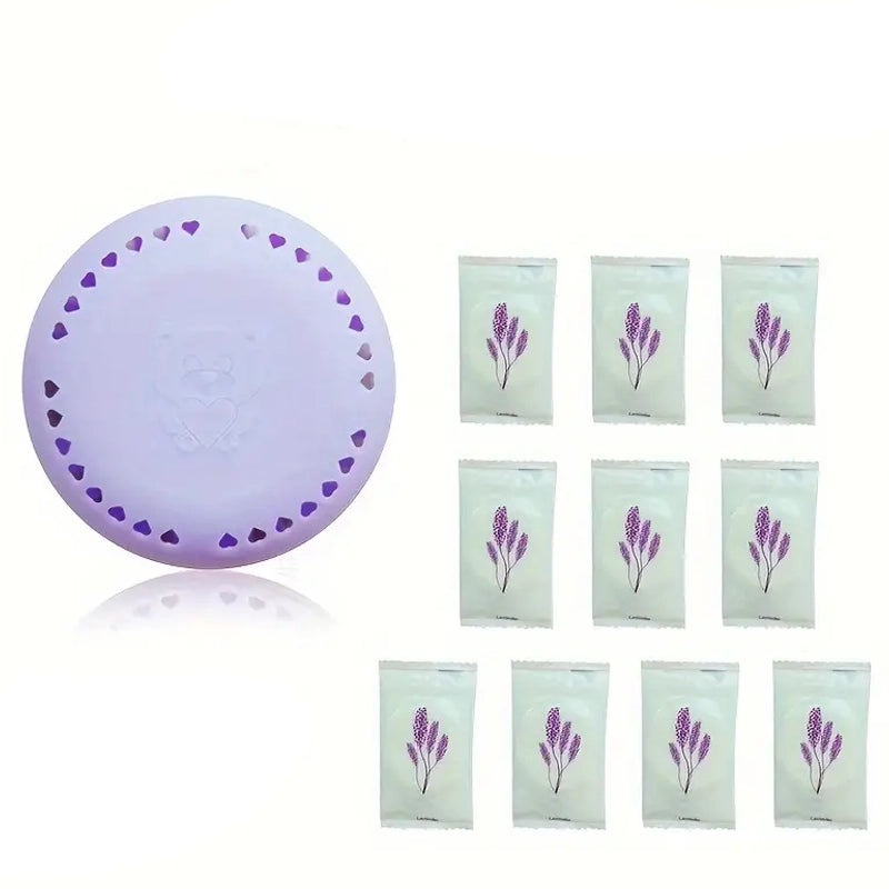 10-Pack: Aromatherapy Air Fresheners - Solid Deodorizer Tablets with Extra Shell Bath - DailySale