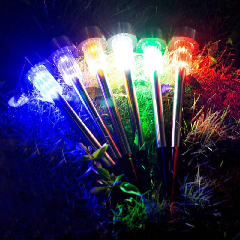 10-Pack: Outdoor Solar Landscape Lawn Light Outdoor Lighting - DailySale