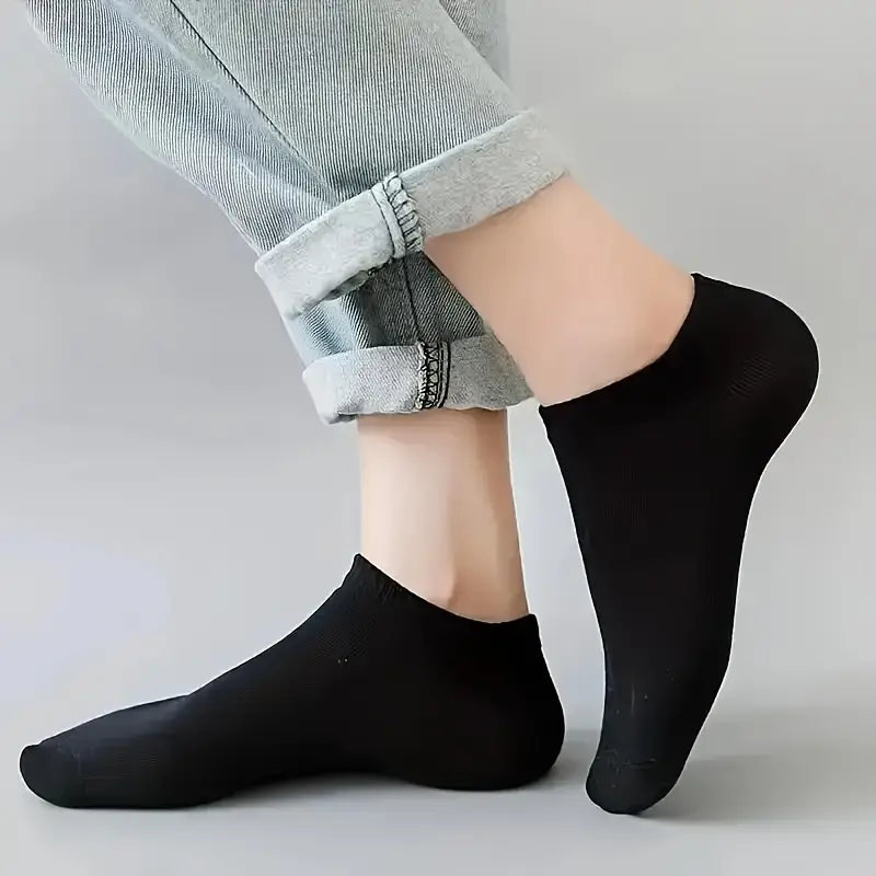 10-Pairs: Men's Plain Knitted Lining Socks Men's Shoes & Accessories - DailySale