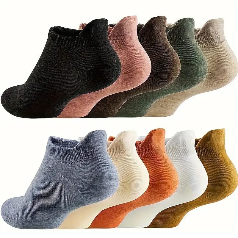 10-Pairs: Women's Cute Embroidered Soft & Lightweight Low Cut Ankle Socks Women's Shoes & Accessories - DailySale