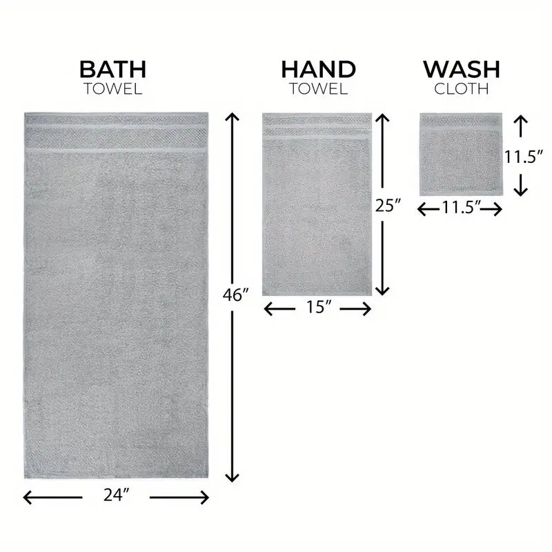 10-Piece: Towel Set with Upgraded Softness & Durability Bath - DailySale