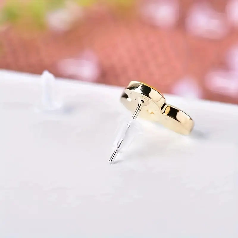 100-Pieces: Transparent Plastic Ear Clog Ear Stud Earring Pin Backs Ear Plug Earrings - DailySale