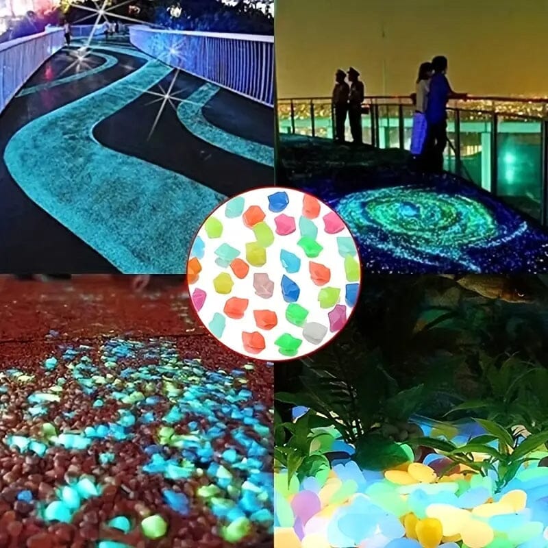 1000-Pieces: Luminous Glowing Stones for Garden, Plants, Aquarium & More Garden & Patio - DailySale