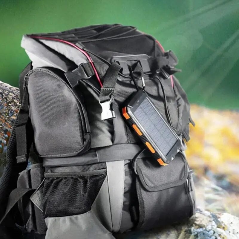 10000mAh Solar Power Bank with Flashlight Mobile Accessories - DailySale