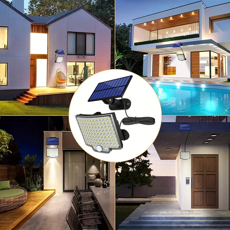 106 LED Security Lamp Dusk To Dawn 270° Wide Angle Outdoor Lighting Outdoor Lighting - DailySale