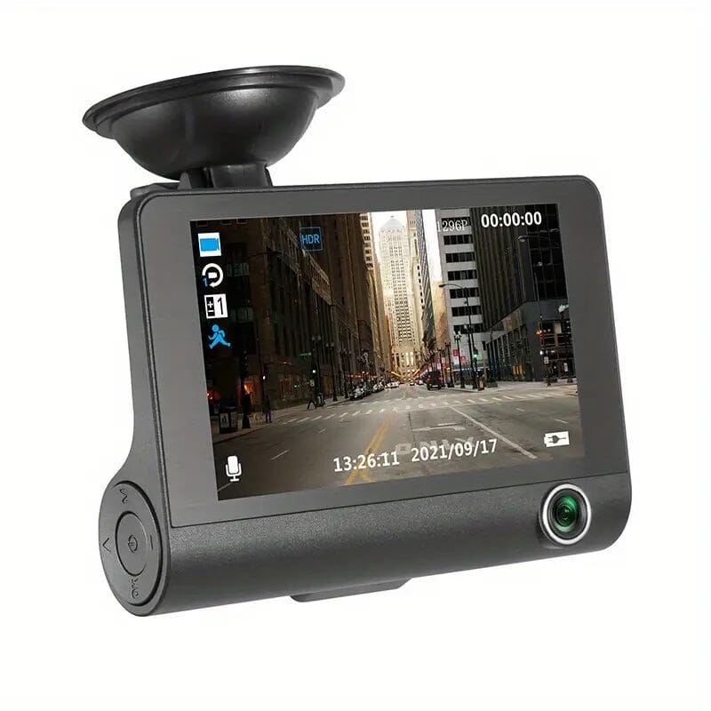 1080P 3-Camera Recorder Dash Cam with Night Vision Automotive - DailySale