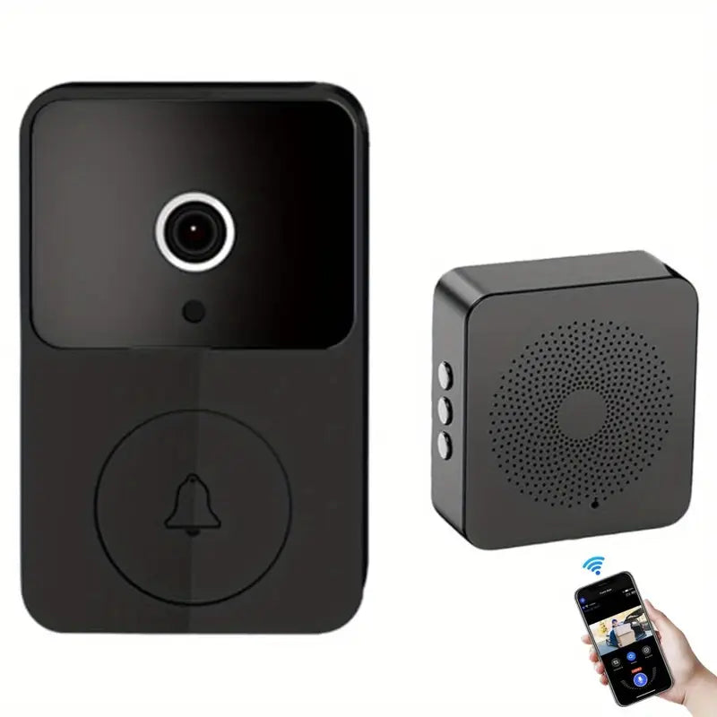 1080P WiFi Smart Video Doorbell with HD Night Vision, Two-Way Audio with App Control Smart Home & Security - DailySale