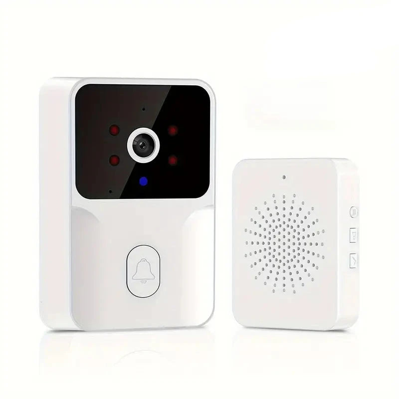 1080P WiFi Smart Video Doorbell with HD Night Vision, Two-Way Audio with App Control Smart Home & Security White - DailySale