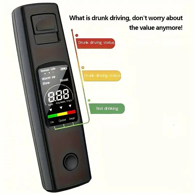 Portable Breathalyzer Alcohol Tester