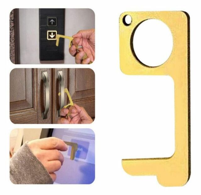 4-Pack Stay Safe Germ-Free Key
