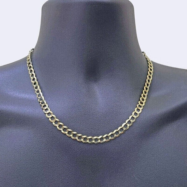 10K Yellow Gold Miami Cuban Curb Link Chain 6mm Necklace Necklaces - DailySale