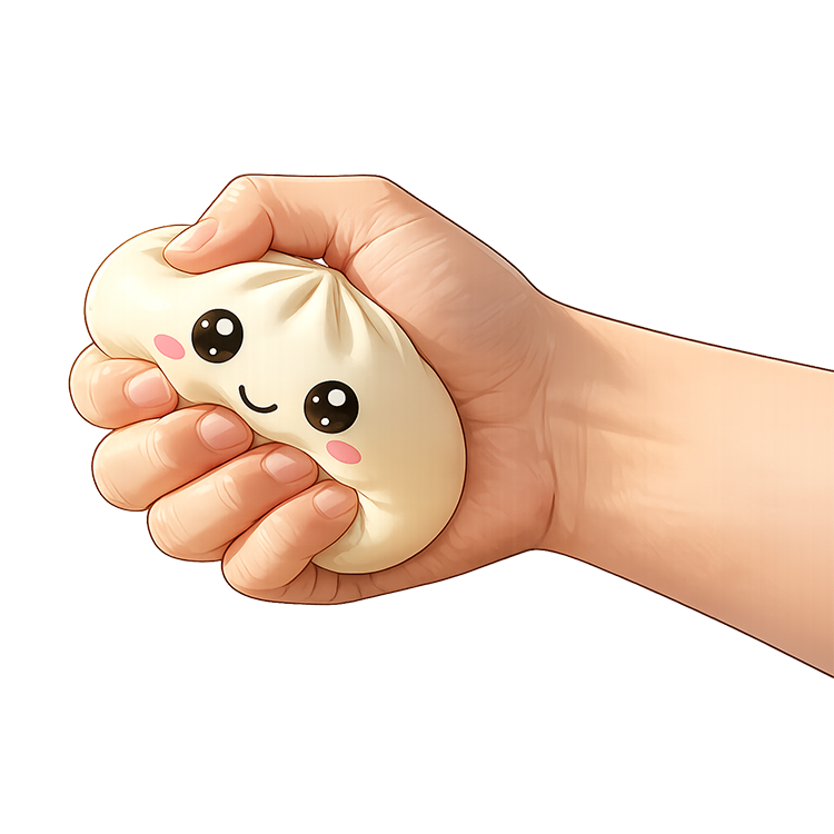 Fun Doh Mystery Slow Rise Dumpling Squish Toy | Blind Box Sensory Fidget Toy for Kids & Teens