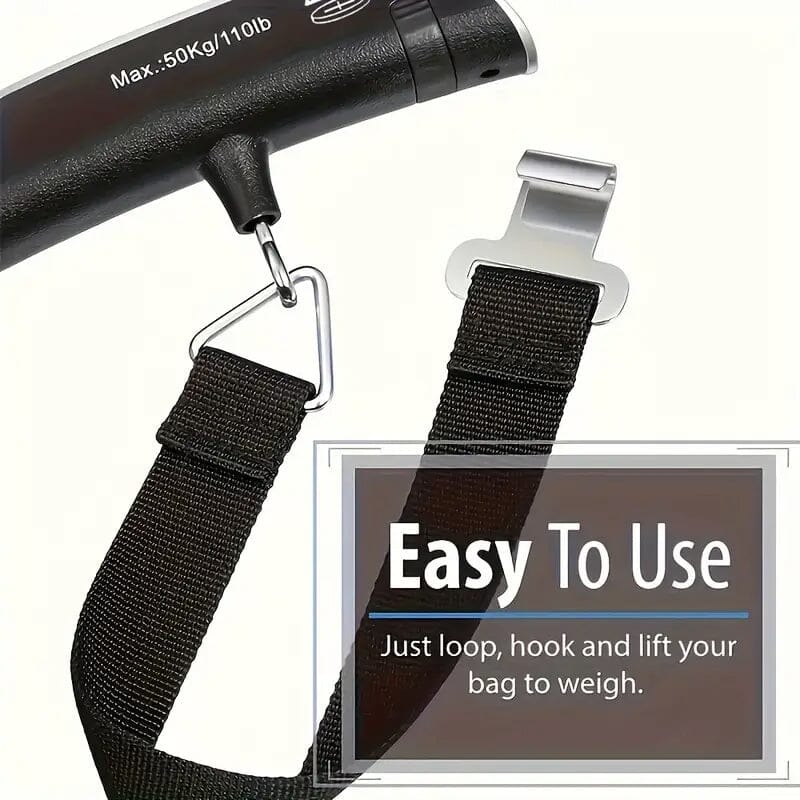 110lb/50kg Capacity Digital Luggage Scale with LCD Display Bags & Traveld - DailySale