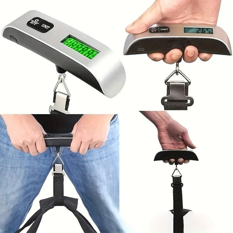 110lb/50kg Capacity Digital Luggage Scale with LCD Display Bags & Traveld - DailySale