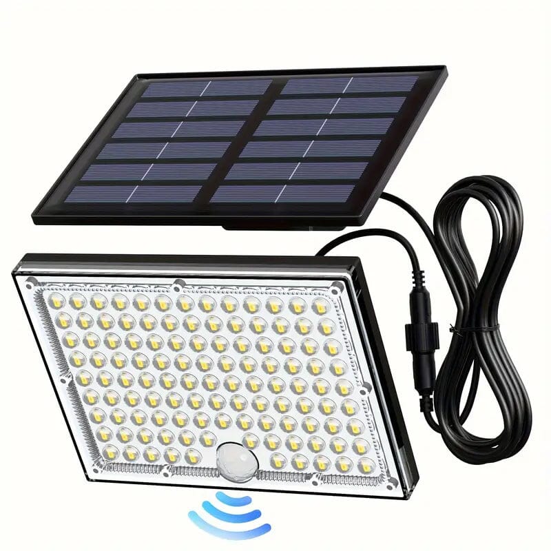 113 LED Cool White Floodlights Solar Motion Sensor Lights Outdoor Lighting 1-Piece - DailySale