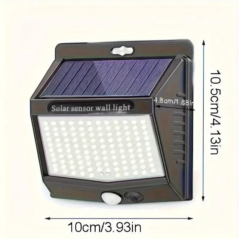 118 LED Ultra-Bright Solar Security Outdoor Lights Outdoor Lighting - DailySale