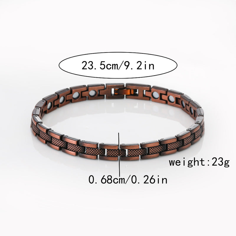 Bracelet dimensions: 23.5cm long, 0.68cm wide, 23g