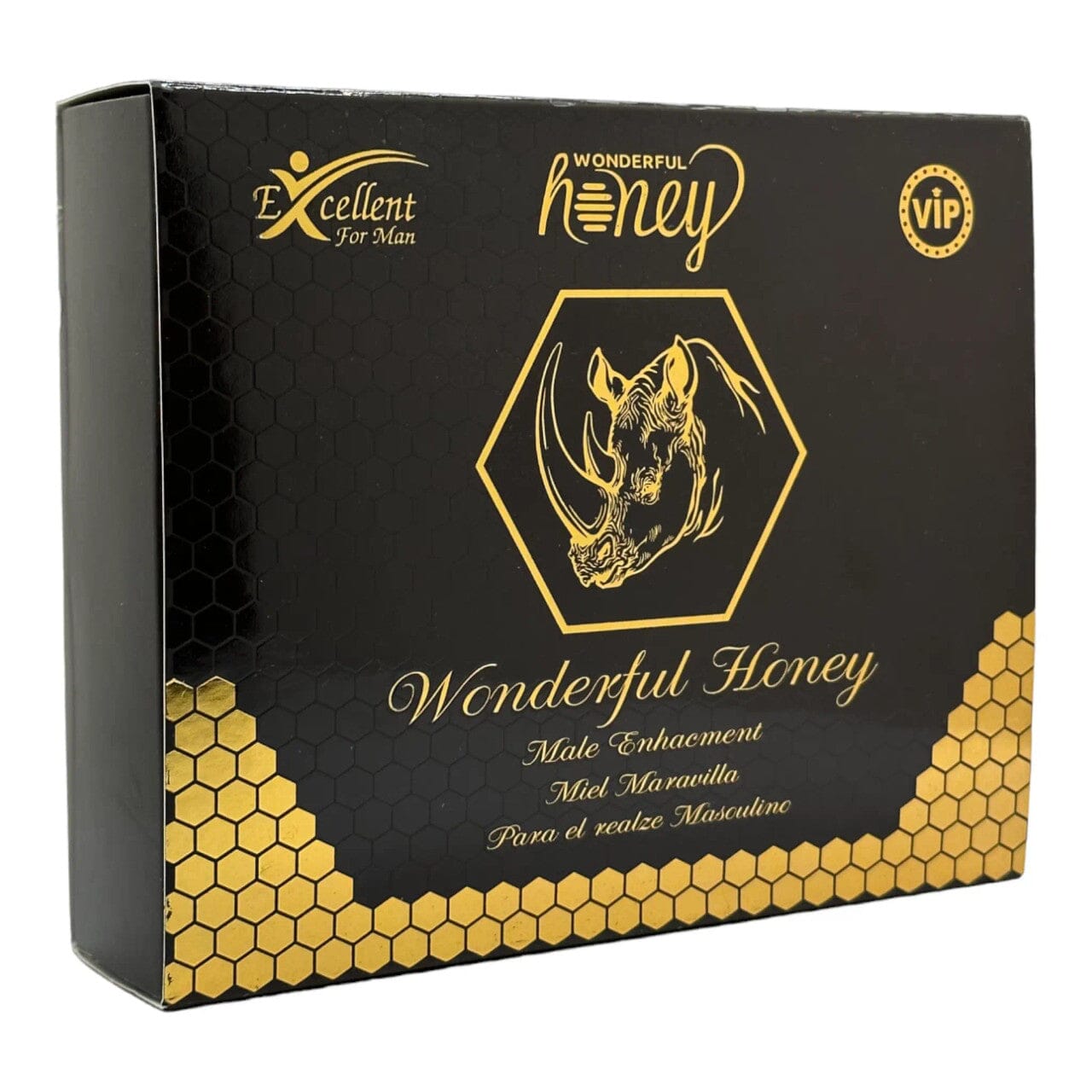 12-Pack: Royal Honey for Men with Panax Ginseng Root& Tribulus, Flower Honey 12 x 15 Gram Sachets Rino (Burgandy) Wellness - DailySale