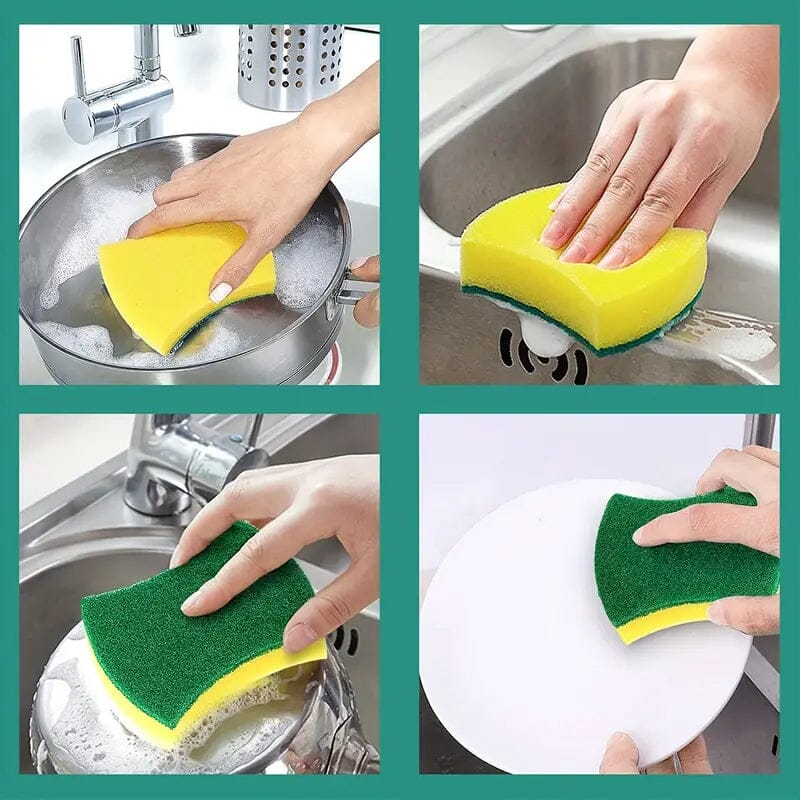 12-Piece: Ultra-Fine Microfiber Kitchen Cleaning Sponge Kitchen Tools & Gadgets - DailySale