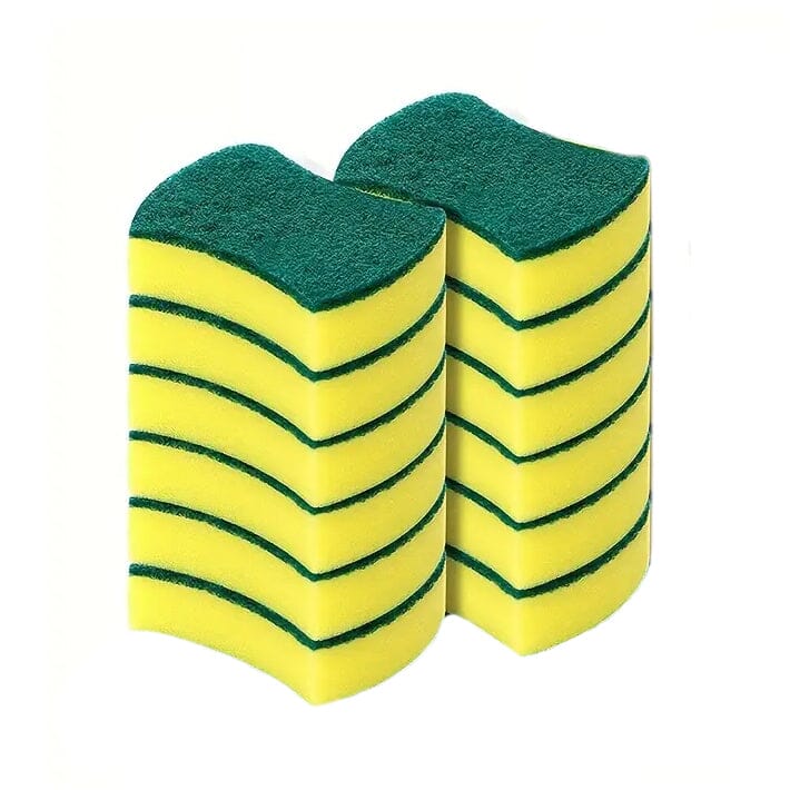 12-Piece: Ultra-Fine Microfiber Kitchen Cleaning Sponge Kitchen Tools & Gadgets - DailySale