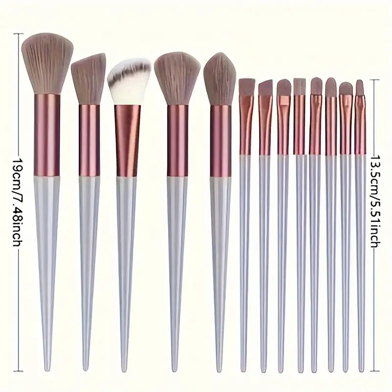 13-Piece: Professional Soft Fluffy Makeup Brush Set with Bag Case Beauty & Personal Care - DailySale