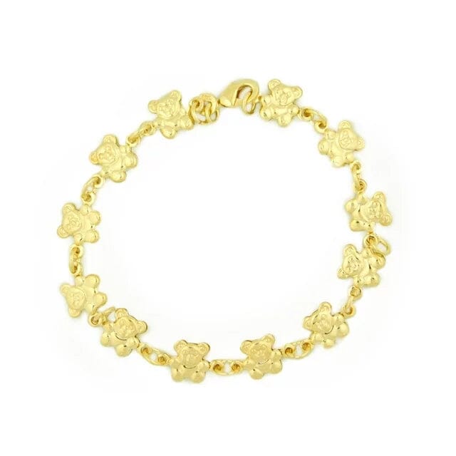 14k Gold Teddy Bracelet 7.5 " Bracelets - DailySale