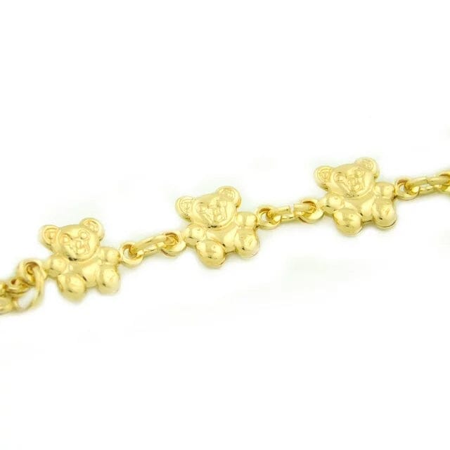 14k Gold Teddy Bracelet 7.5 " Bracelets - DailySale