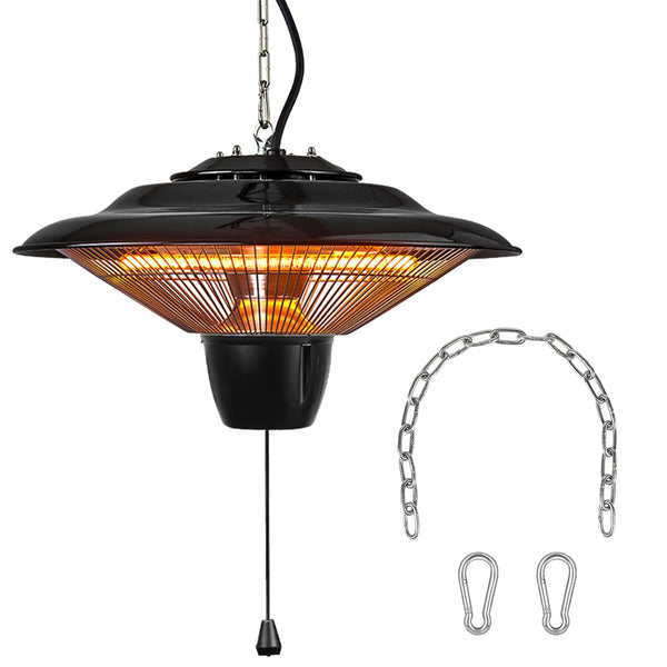 1500W Outdoor Hanging Patio Ultra-Quiet Electric Heating Lamp Garden & Patio - DailySale