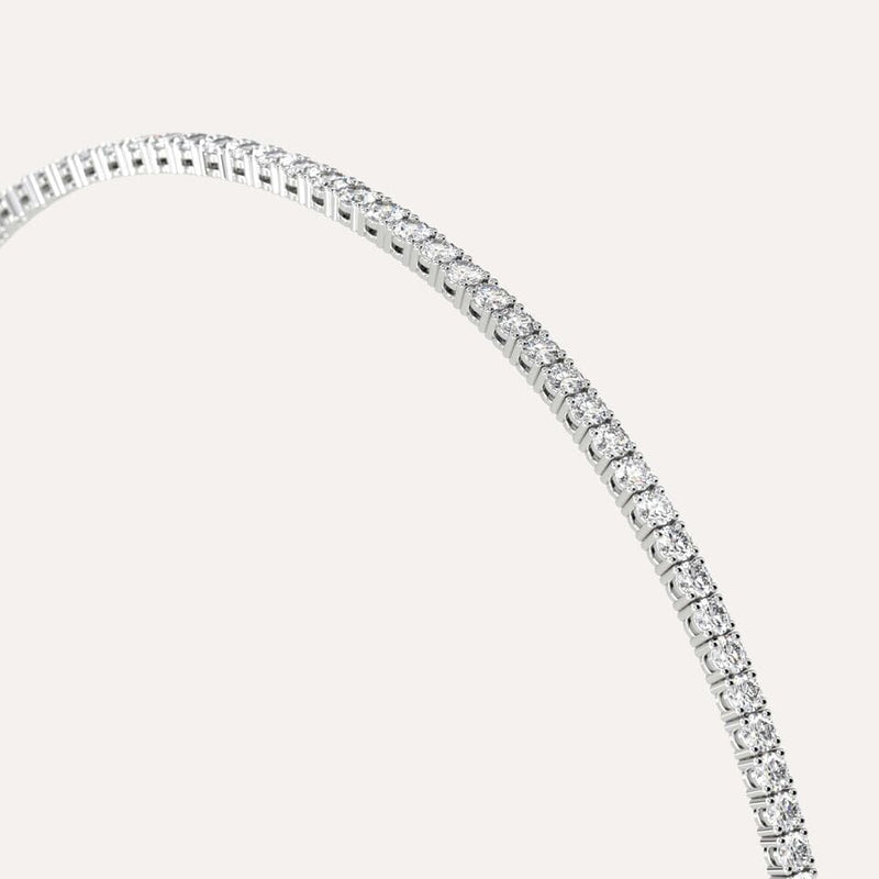 1.60 Ct TW Round-Cut Natural Diamond Tennis Bracelet 7" 14K White Gold Bracelets - DailySale