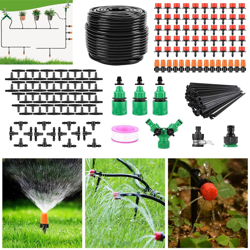 164FT Drip Irrigation Kit Automatic Garden Irrigation System Garden & Patio - DailySale