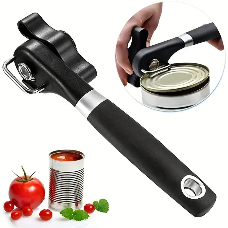 Quick And Easy Stainless Steel Can Opener - Multifunctional Kitchen Gadget