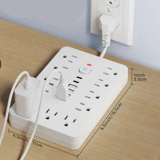 17-in-1 Power Strip with Overload Protection Batteries & Power Accessories - DailySale