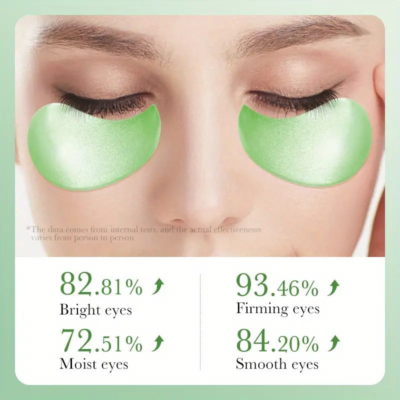 Aloe & Collagen Crystal Eye Mask - Hypoallergenic, Firming Moisturizing Care for All Skin Types