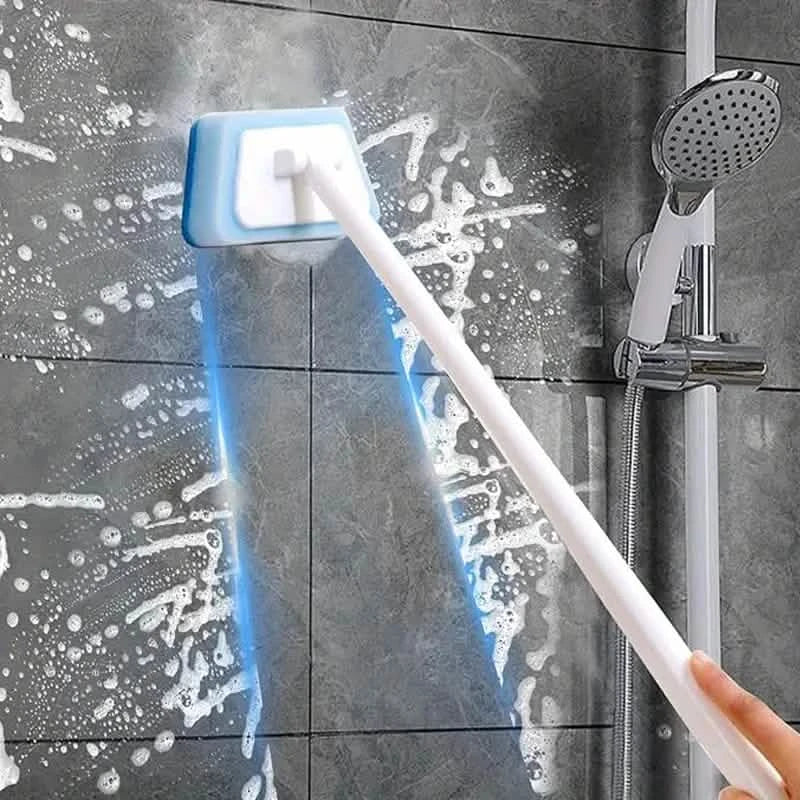 7-Piece Set: Detachable Cleaning Brush with 7 Sponges for Bathtub, Tile, Floor & Window