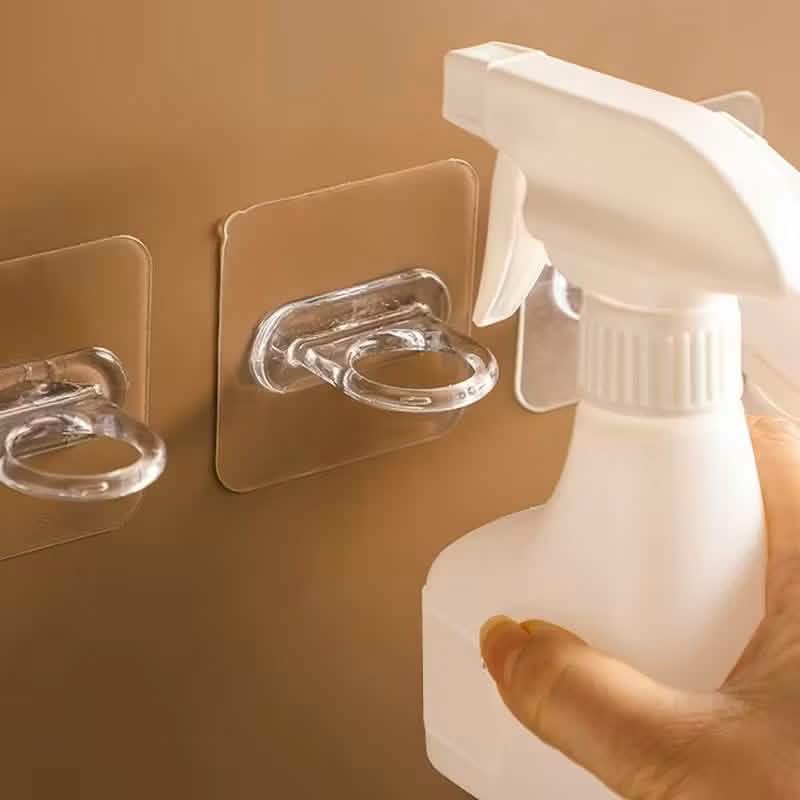 4-Pack Clear Adhesive Utility Hooks