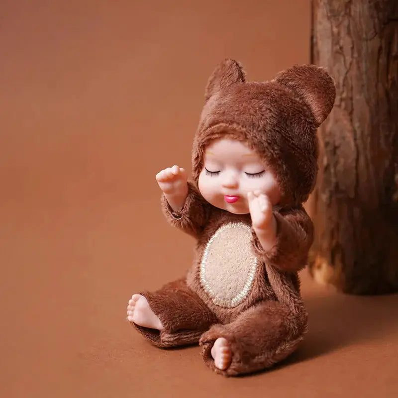 Adorable 4.3" Reborn Doll - Mini Cute Sleeping Youngsters Series