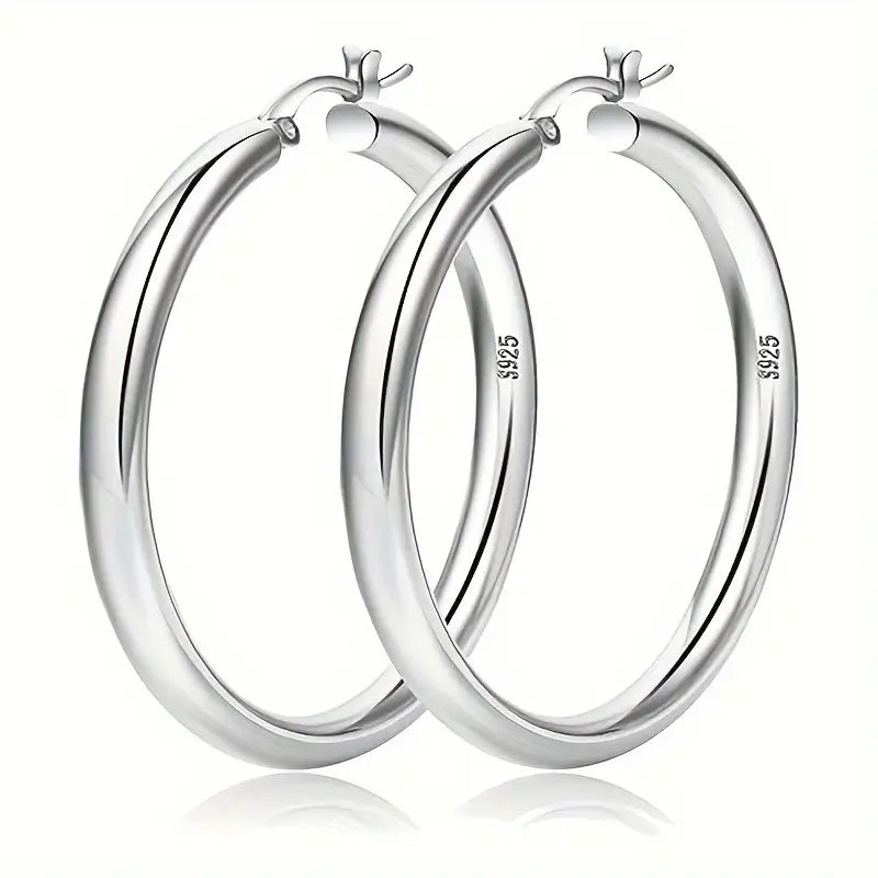 Elegant Daily Wear Round Circle Hoop Earrings