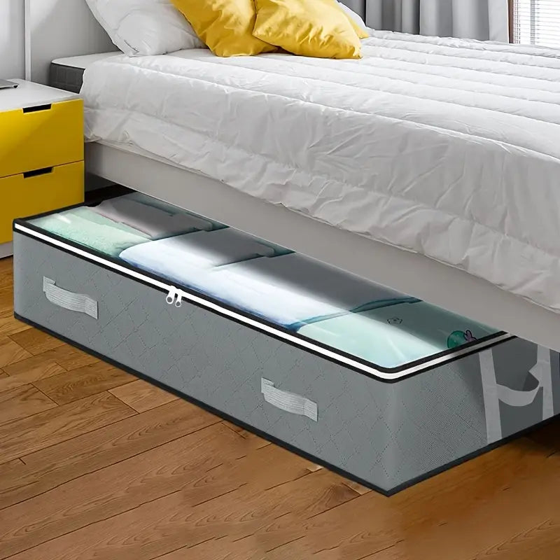 Versatile Under-Bed Storage Organizer with Reinforced Handles