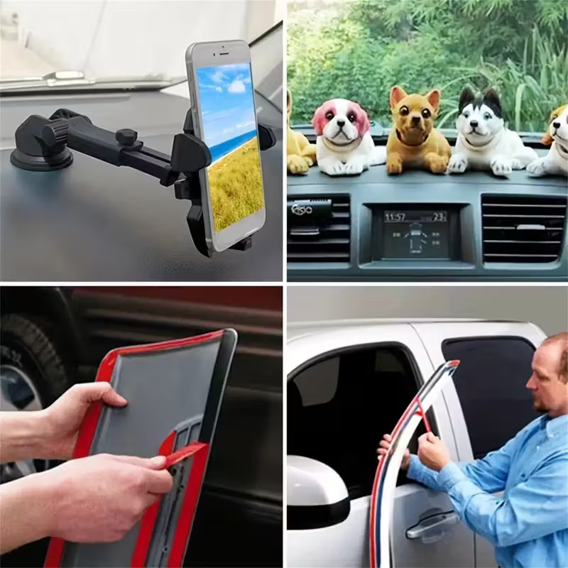 Heavy-Duty Dual-Sided Waterproof Tape 16mm x 196.85in – Strong, No-Residue Adhesive for Home & Auto