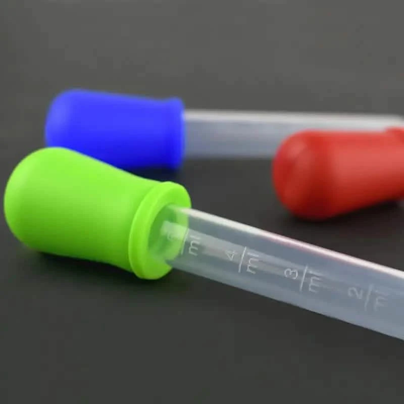 10-Pack Colorful Silicone Eye Droppers – Crafts, Gummy Making, Candy Molds