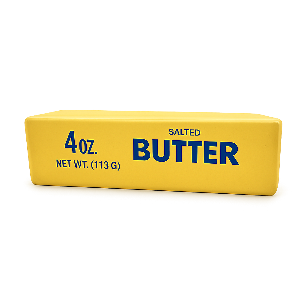 Fun Doh Butter Stick Slow Rise Squishy - Butter-Themed Sensory Stress Toy