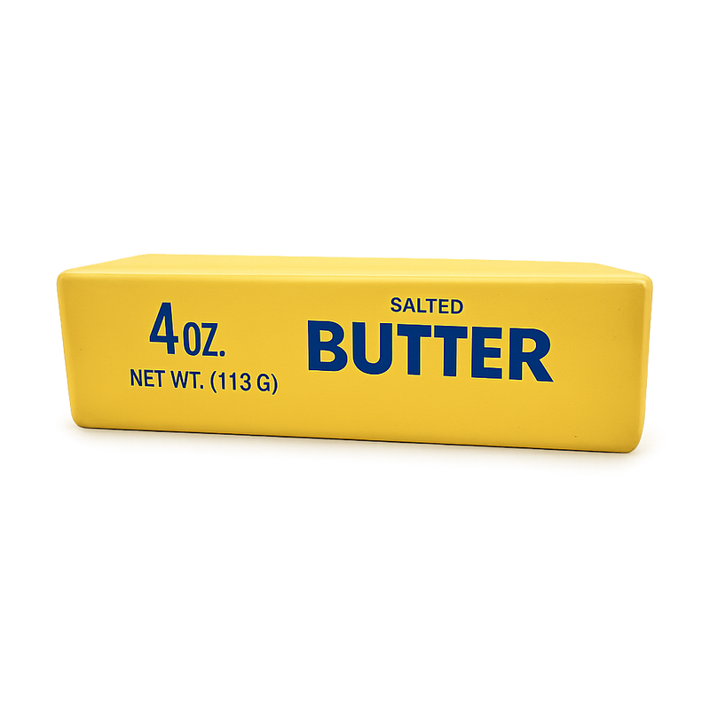 Fun Doh Butter Stick Slow Rise Squishy - Butter-Themed Sensory Stress Toy