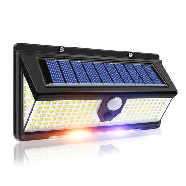 190 LED Upgrading Solar Light Wall Outdoor Lighting - DailySale