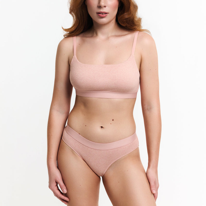 Botanical Dye Mid-Rise Brief