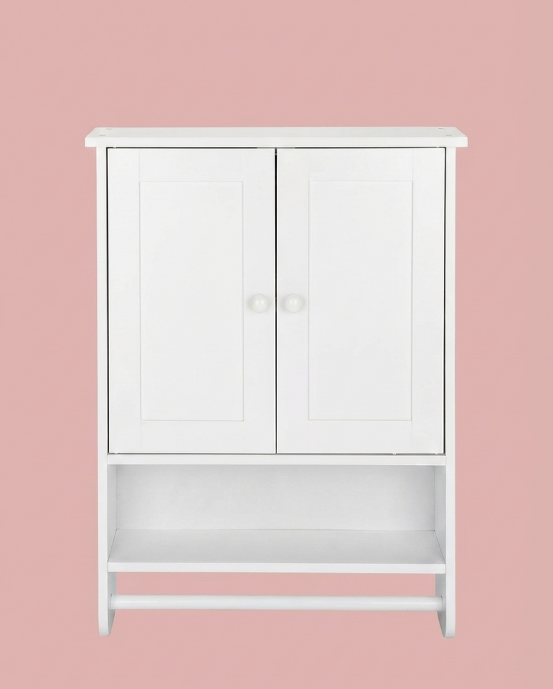 Modern Wall Mounted Bathroom & Kitchen Storage Cabinet – Space-Saving Organizer