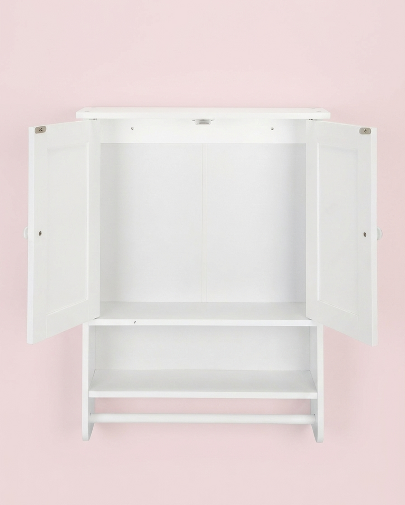 Modern Wall Mounted Bathroom & Kitchen Storage Cabinet – Space-Saving Organizer